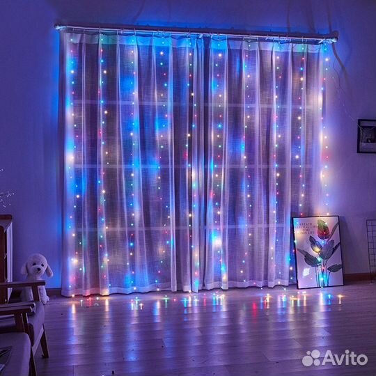 Гирлянда штора