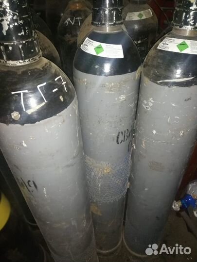 Заправка и обмен аргона в баллонах 40,20,10,5 л