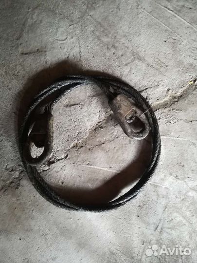 Трос стальной буксировочный 12 мм