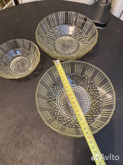 Салатник стеклянный СССР