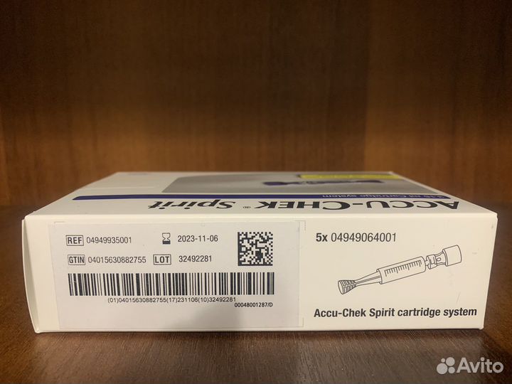 Продаются катриджы Akku-Chek Spirit