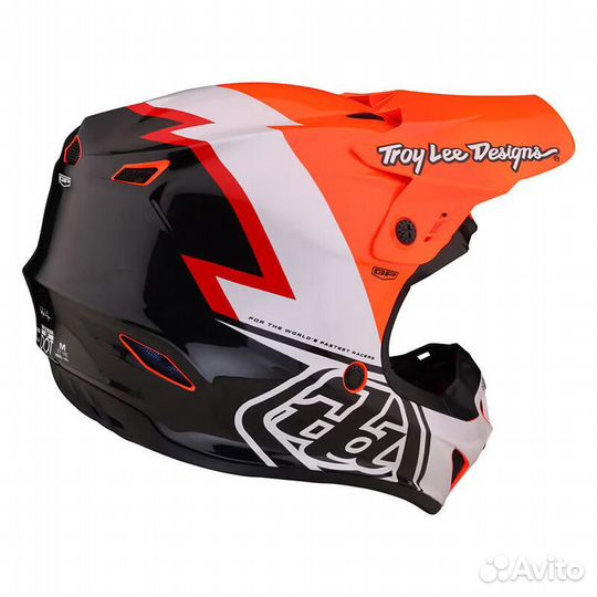 Troy Lee Designs Gp Volt Мотошлем Orange Оранжевый