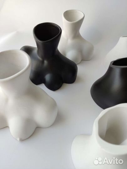 Ваза для сухоцветов, ваза бедра, грудь