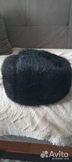 Норковая шапка мужская