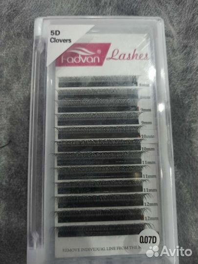 Готовые пучки 5Д для наращивания ресниц