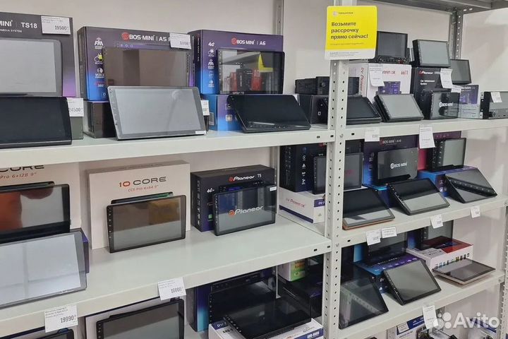 Магнитола Андроид + Установка