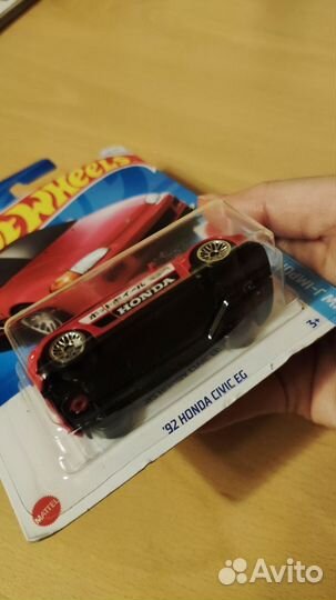 Коллекционная модель honda civic eg hot wheels