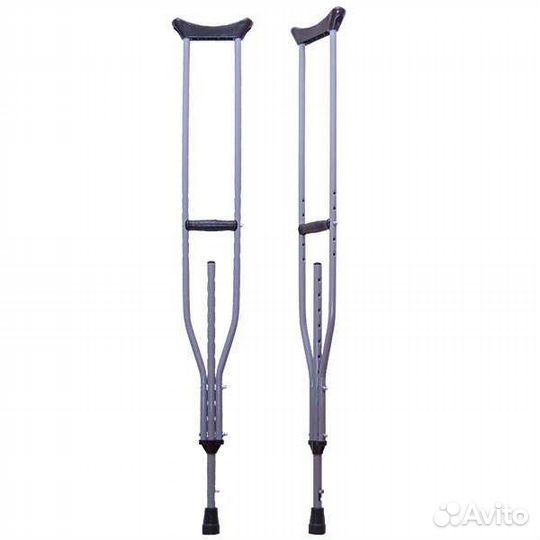 Костыли опорные для взрослых с упс