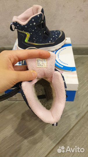 Зимние ботинки для девочки 28р Котофей