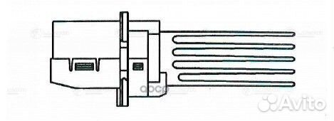 Резистор отопителя Nissan Note 06-; Renault Megane