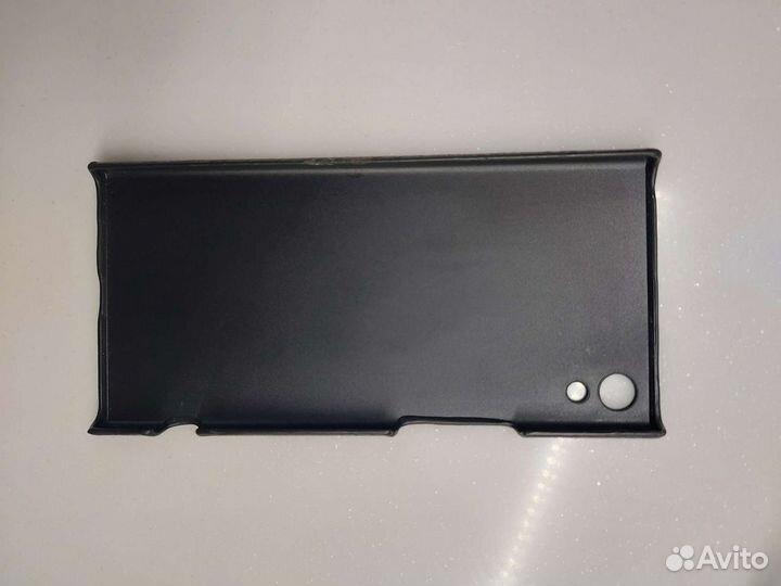 Чехол накладка Sony XA1 Ultra крокодил черный