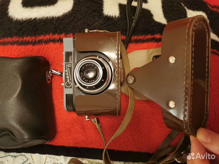 Плёночный фотоаппарат Смена и siluet