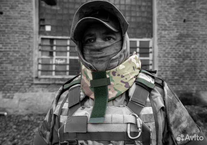 Защита шеи Жабо Мох