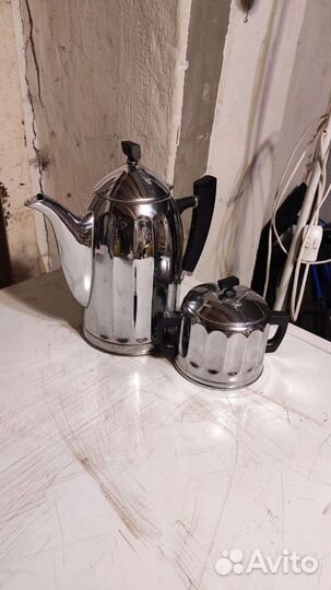 Заварочный чайник/ кофейник с сахарницей