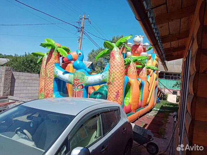 Детский надувной батут бу