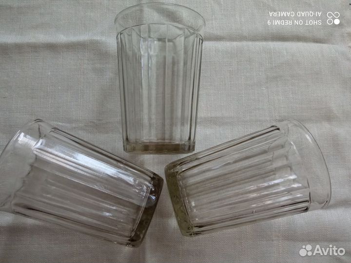 Стаканы граненые СССР