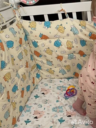 Бортики в детскую кроватку