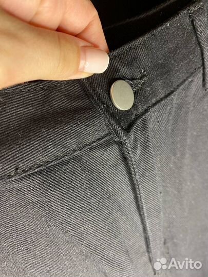 Джинсы бойфренды черные