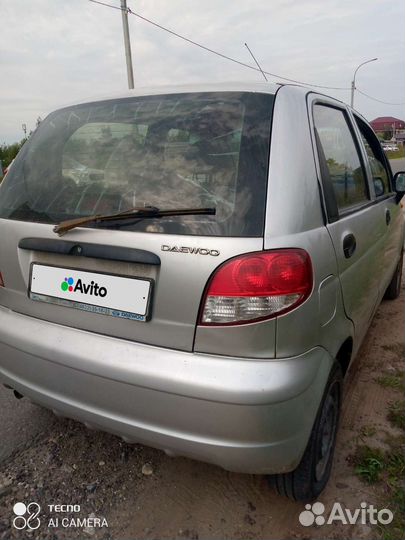 Daewoo Matiz 0.8 МТ, 2012, 100 650 км