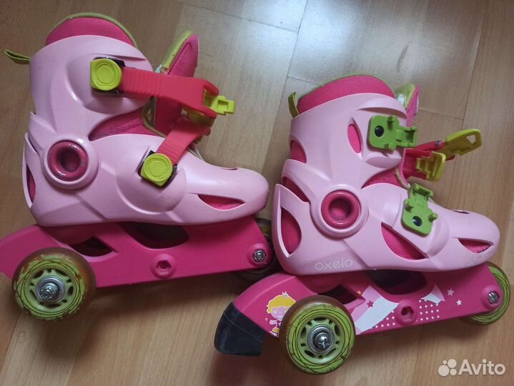 Ролики детские Oxelo трехколесные и защита