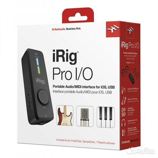 Мобильный аудиоинтерфейс IK Multimedia iRig Pro I