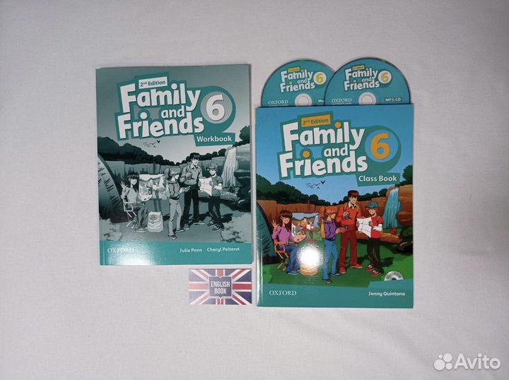 Family and friends 6/ комплект (WB,CB,CD) новый