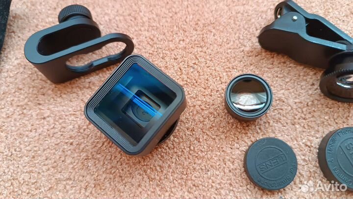 Линзы для телефона Anamorphic lens, Macro, Fisheye