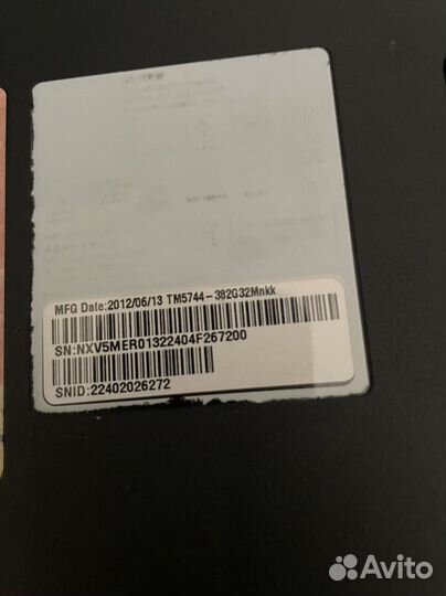 Ноутбук acer windows 7
