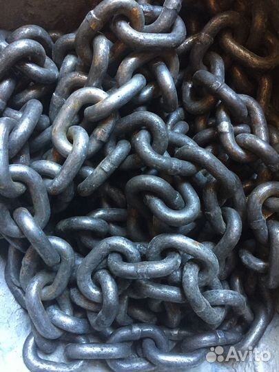 Цепь металлическая времён СССР диаметр 9 мм
