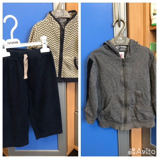 Пакет одежды на мальчика 80-86