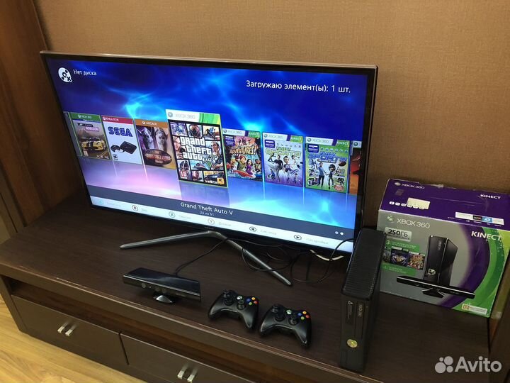 Xbox 360 + 60 игр