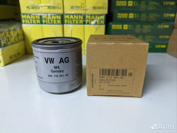 Масляный фильтр 04E115561AC VAG 1.0-1.4 TSi