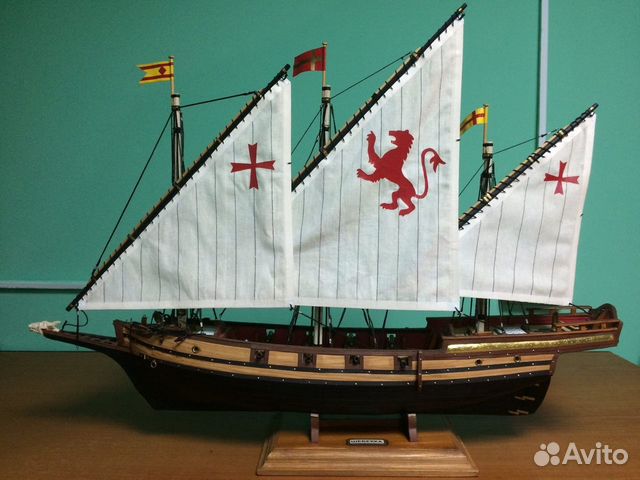 Модель корабля ручной работы