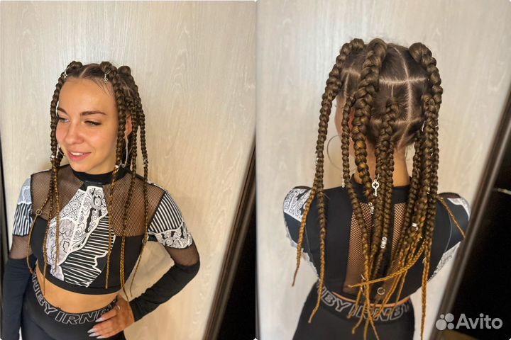 Брейды, косы, канекалон, прически на выпускной