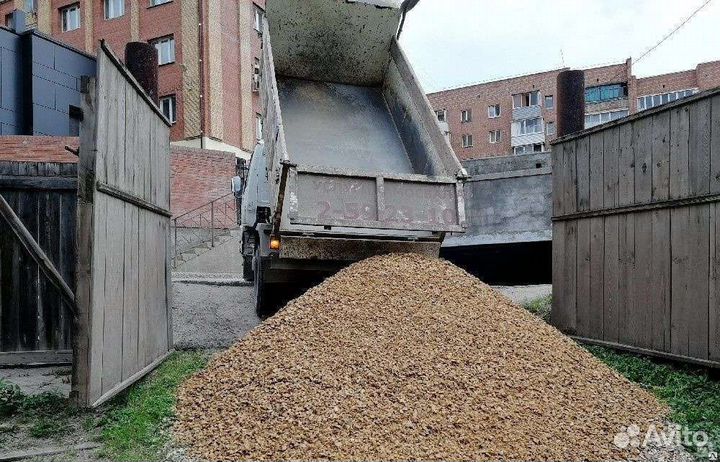 Щебень песок чернозём перегной