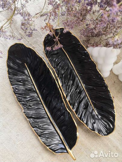 Набор тарелок из эпоксидной смолы