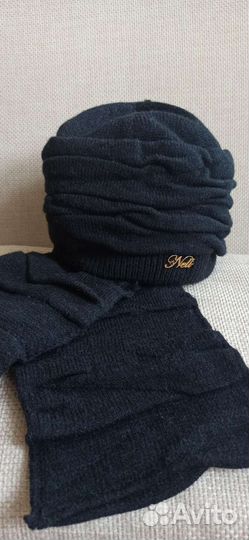 Шапка и шарф, комплект