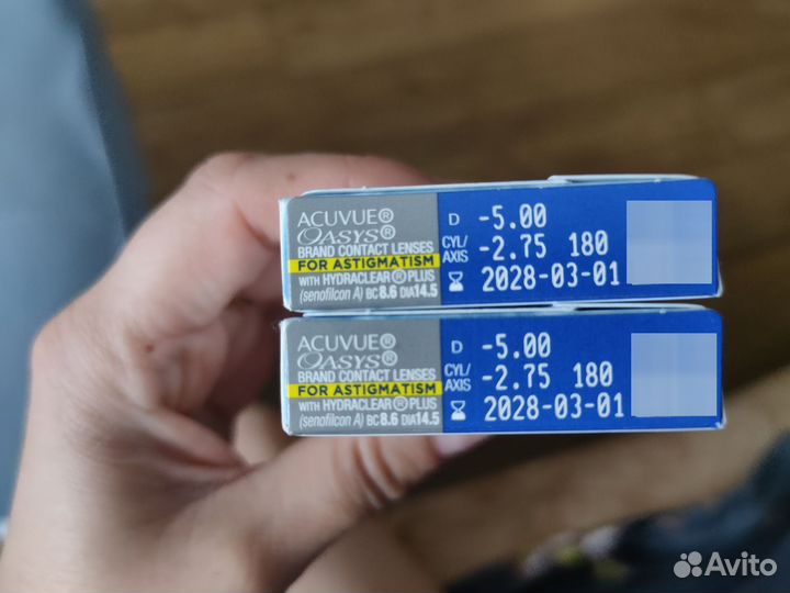 Линзы контактные астигматизм двухнедельные