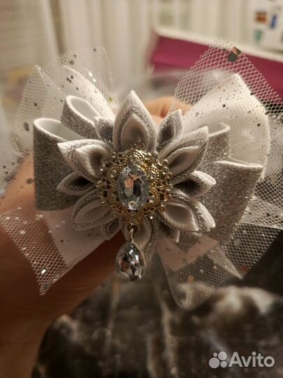 Бантики для волос ручной работы