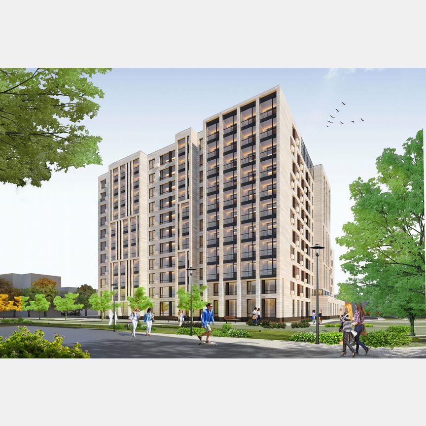 2-к. квартира, 60,9 м², 7/11 эт.