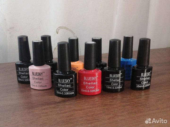 Набор шеллаков 10 штук для маникюра