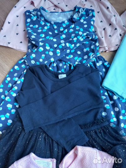 Вещи пакетом на девочку 80 86