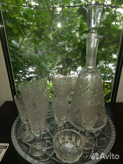 Графин / штоф хрустальный СССР
