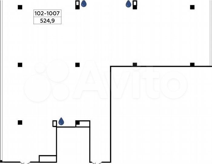 Продается офисное помещение, площадь 528.4 кв.м