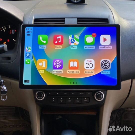 Магнитола 13 дюймов 12 Андроид 4+64G CarPlay QLeD