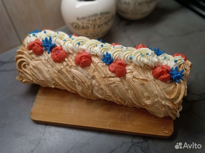 Меренговый рулет