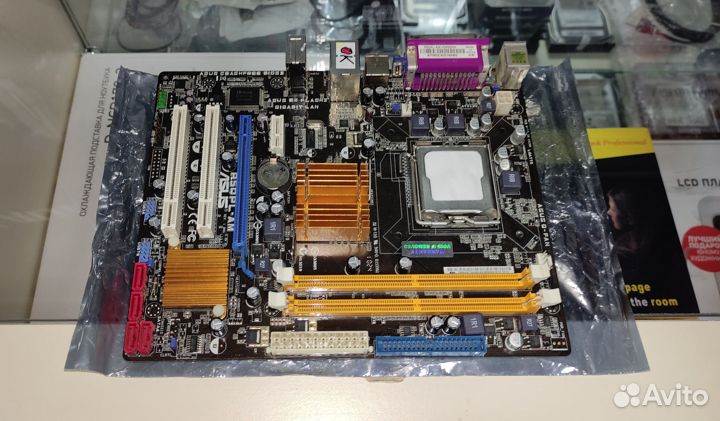 Мат.плата 775 asus P5QPL-AM
