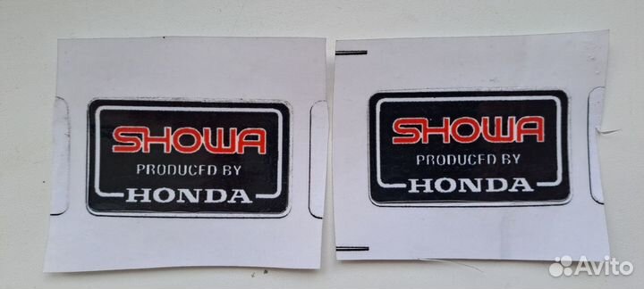 Наклейка showa honda