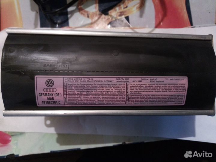 Подушка водитель и пассажир Airbag audi A6(5)