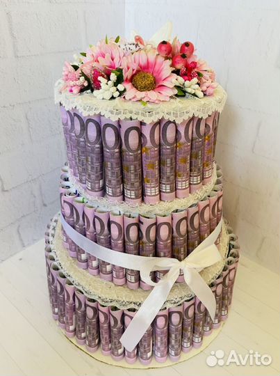 Денежный тортик